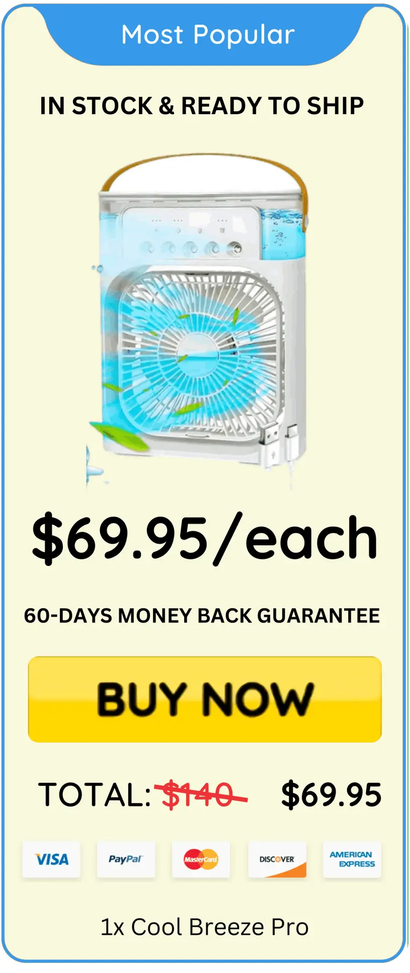 Cool Breeze Pro best price